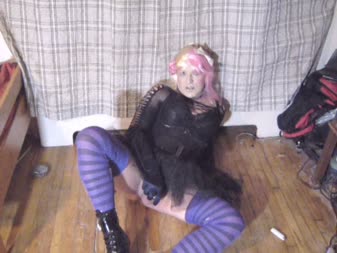 Fetish Trans - Goth Sissy Tease 2